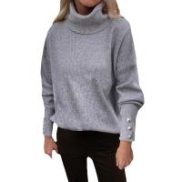Viskose & Polyester Frauen Pullover, Gestrickte, Solide, mehr Farben zur Auswahl,  Stück