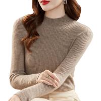 Wool Slim Women Sweater Polyester Solid PC