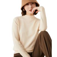 Wool Slim Women Sweater Polyester Solid PC