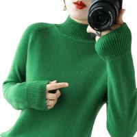 Wol Vrouwen Trui Polyester Solide meer kleuren naar keuze stuk