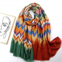 Cotton Linen & Polyester Women Scarf dustproof & thermal printed PC