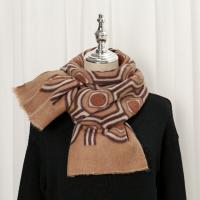 Polyester Women Scarf thermal printed geometric PC