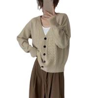 Polyester Women Coat loose Solid : PC