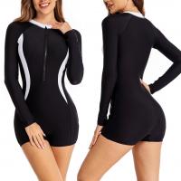 Polyamide Quick Dry One-piece Swimsuit & sun protection black PC