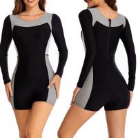 Polyamide Quick Dry One-piece Swimsuit & sun protection black PC