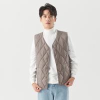 Polyester Plus Size Men Vest & thermal Argyle PC
