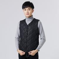 Polyester Plus Size Men Vest fleece & thermal Argyle PC