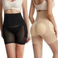 Polyester Plus Size & High Waist Abdomen Drawing Boxer lift the hip Solid PC