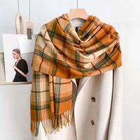 Polyester Women Scarf can be use as shawl & thermal Tie-dye plaid PC