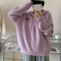 Acrylic Women Sweater loose embroidered : PC