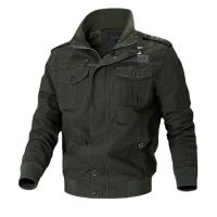 Cotton Men Jacket & with pocket Solid PC