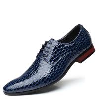 Caoutchouc & PU Cuir Chaussures pour hommes Grain de pierre plus de couleurs pour le choix Paire
