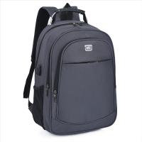 Oxford Backpack large capacity & with USB interface & waterproof Polyester Solid PC