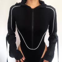 Polyester Slim Women Jumpsuit black PC