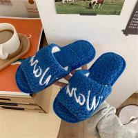 Plush Fluffy slippers hardwearing & thermal Pair