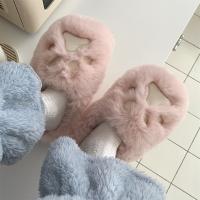 Plush & PVC Fluffy slippers & thermal Pair