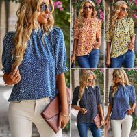 Polyester Frauen Kurzarm Shirt, Zittern, mehr Farben zur Auswahl,  Stück