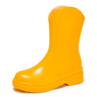 PVC Rain Boots & anti-skidding & waterproof Solid Pair