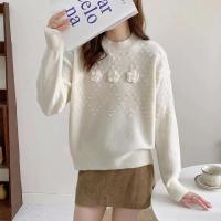 Acrylic Women Sweater loose knitted : PC