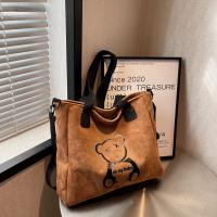 PU Leather Shoulder Bag large capacity & soft surface Cartoon PC