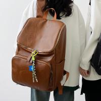 PU Leather Backpack large capacity & soft surface PC