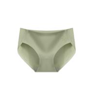Cotton Middle Waist Panties & breathable plain dyed Solid PC