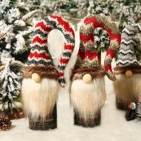 Gestrickte Weihnachtswein-Abdeckung,  Künstliche Wolle, Gedruckt, Solide, mehr Farben zur Auswahl, 5Pcs/Viel,  Viel