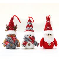 Gestrickte Weihnachtsbaum hängen Deko,  PP Baumwolle & Flannelette, Cartoon, mehr Farben zur Auswahl, 5Pcs/Viel,  Viel