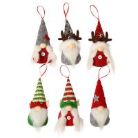 Telas no tejidas Árbol de Navidad colgando de la decoración,  Algodón PP & Lana Artificial, Sólido, más colores para elegir, 5PCs/Mucho,  Mucho