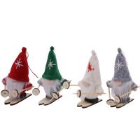 Knitted Christmas Tree Hanging Decoration christmas design Wood & Caddice patchwork Solid Lot