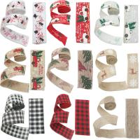 Tuch Weihnachtsband, unterschiedliche Farbe und Muster für die Wahl, 5Pcs/Viel,  Viel