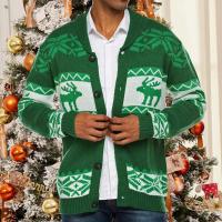 Polyester Slim & Plus Size Men Sweater christmas design knitted PC
