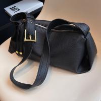 PU Leather Adjustable Strap & Pillow Shaped Shoulder Bag Solid PC