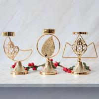Iron Candle Holder gold PC