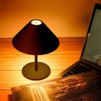 Plastic touch switch Table Lamp Rechargeable Solid PC