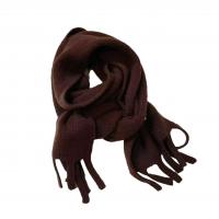 Polyester Women Scarf thicken & thermal knitted Solid PC