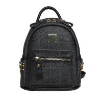 PU Leather Printed Backpack soft surface PC