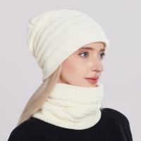 Caddice Hat And Scarf Set fleece & thermal & unisex knitted Solid Set