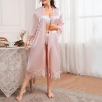 Polyester Plus Size Women Robe & loose pink PC