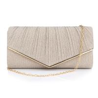 Polyester Box Bag & Evening Party Clutch Bag with chain PC