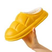 EVA Fluffy slippers & anti-skidding plain dyed Solid :44-45 Pair