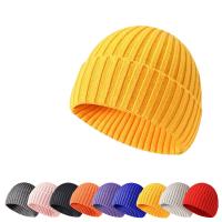 Kern-gesponnen garen Gebreide hoed Solide meer kleuren naar keuze : Veel