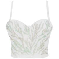 Polyester Camisole Blanc pièce