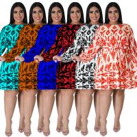 Poliestere Jednodílné šaty Stampato Květinové più colori per la scelta kus