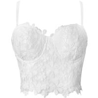 Polyester Slim & Crop Top Camisole backless white PC