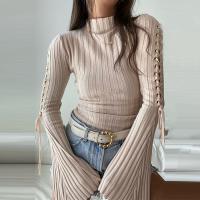 Cotton Slim Women Jumpsuit knitted Solid khaki PC