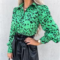 Polyester Vrouwen lange mouw Shirt Afgedrukt verschillende kleur en patroon naar keuze stuk