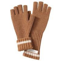 Wool Women Half Finger Glove thermal Solid Lot