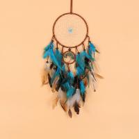 Copper Wire & cotton thread & Feather & Iron Dream Catcher Hanging Ornaments for home decoration handmade PC