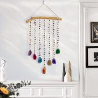 Agate & Gemstone & Wooden Creative Hanging Ornament for home decoration handmade PC